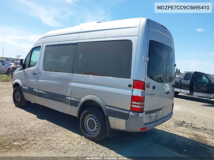 2012 Mercedes-Benz Sprinter 2500 Normal Roof VIN: WDZPE7CC9C5695410 Lot: 42798183