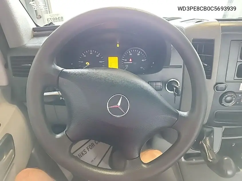 2012 Mercedes-Benz Sprinter 2500 High Roof VIN: WD3PE8CB0C5693939 Lot: 42802197