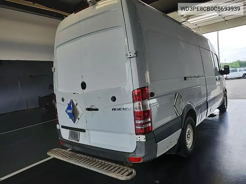 2012 Mercedes-Benz Sprinter 2500 High Roof VIN: WD3PE8CB0C5693939 Lot: 42802197