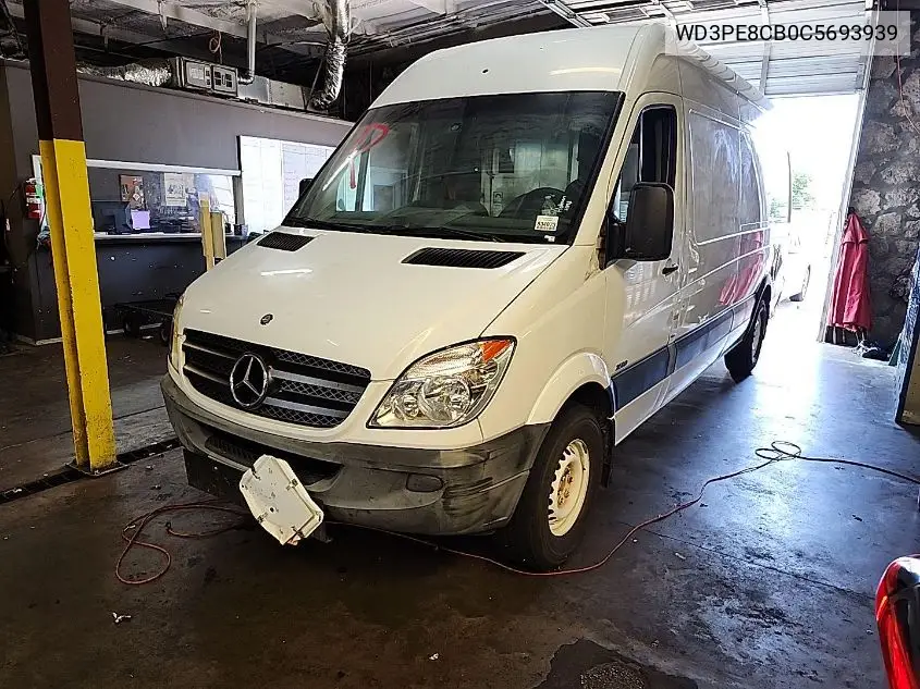 2012 Mercedes-Benz Sprinter 2500 High Roof VIN: WD3PE8CB0C5693939 Lot: 42802197