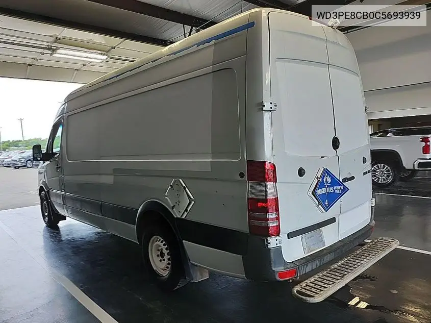 2012 Mercedes-Benz Sprinter 2500 High Roof VIN: WD3PE8CB0C5693939 Lot: 42802197