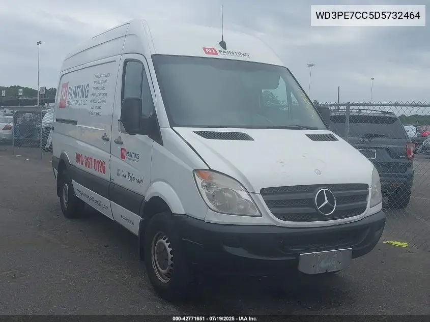 2013 Mercedes-Benz Sprinter 2500 VIN: WD3PE7CC5D5732464 Lot: 42771651