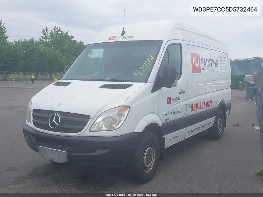 2013 Mercedes-Benz Sprinter 2500 VIN: WD3PE7CC5D5732464 Lot: 42771651