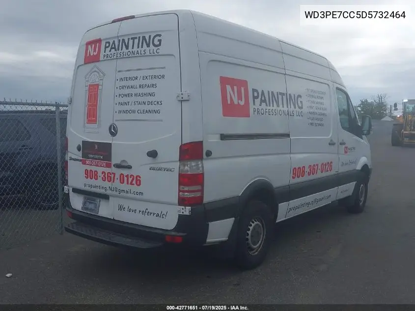 2013 Mercedes-Benz Sprinter 2500 VIN: WD3PE7CC5D5732464 Lot: 42771651
