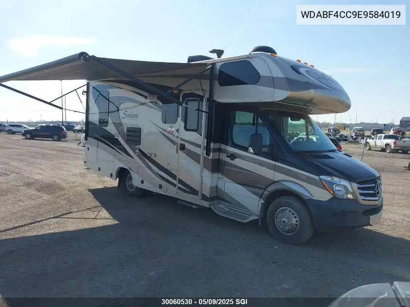 2014 Mercedes-Benz Sprinter 3500 VIN: WDABF4CC9E9584019 Lot: 30060530