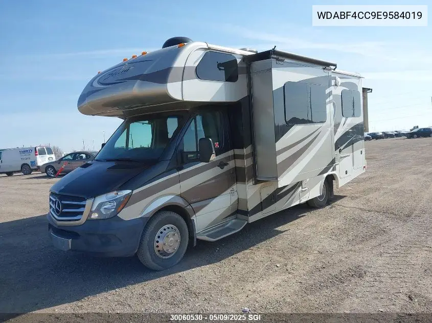 2014 Mercedes-Benz Sprinter 3500 VIN: WDABF4CC9E9584019 Lot: 30060530