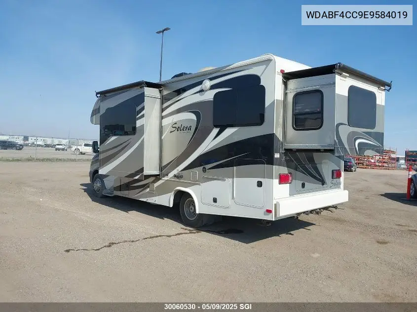 2014 Mercedes-Benz Sprinter 3500 VIN: WDABF4CC9E9584019 Lot: 30060530