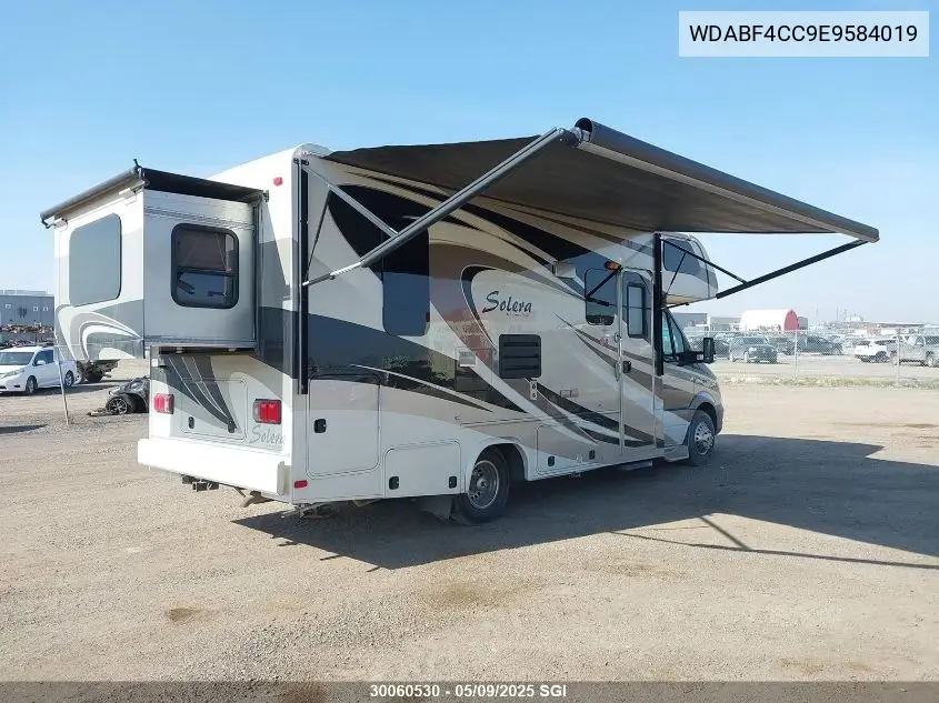 2014 Mercedes-Benz Sprinter 3500 VIN: WDABF4CC9E9584019 Lot: 30060530
