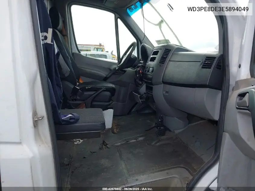 2014 Mercedes-Benz Sprinter 2500 High Roof VIN: WD3PE8DE3E5894049 Lot: 42578442