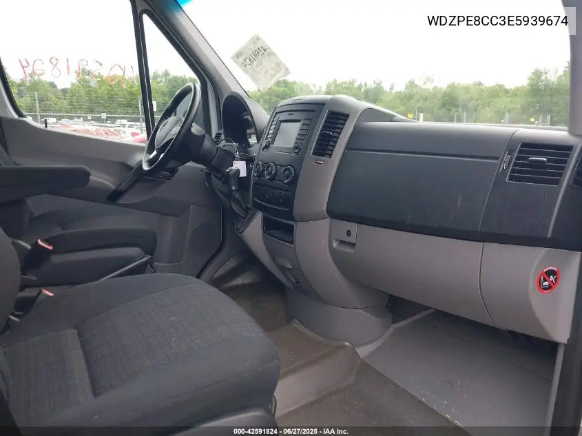 2014 Mercedes-Benz Sprinter 2500 High Roof VIN: WDZPE8CC3E5939674 Lot: 42591824