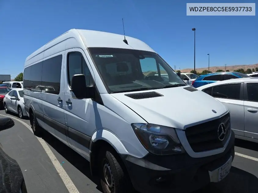 2014 Mercedes-Benz Sprinter 2500 High Roof VIN: WDZPE8CC5E5937733 Lot: 42615695