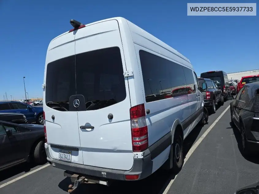2014 Mercedes-Benz Sprinter 2500 High Roof VIN: WDZPE8CC5E5937733 Lot: 42615695
