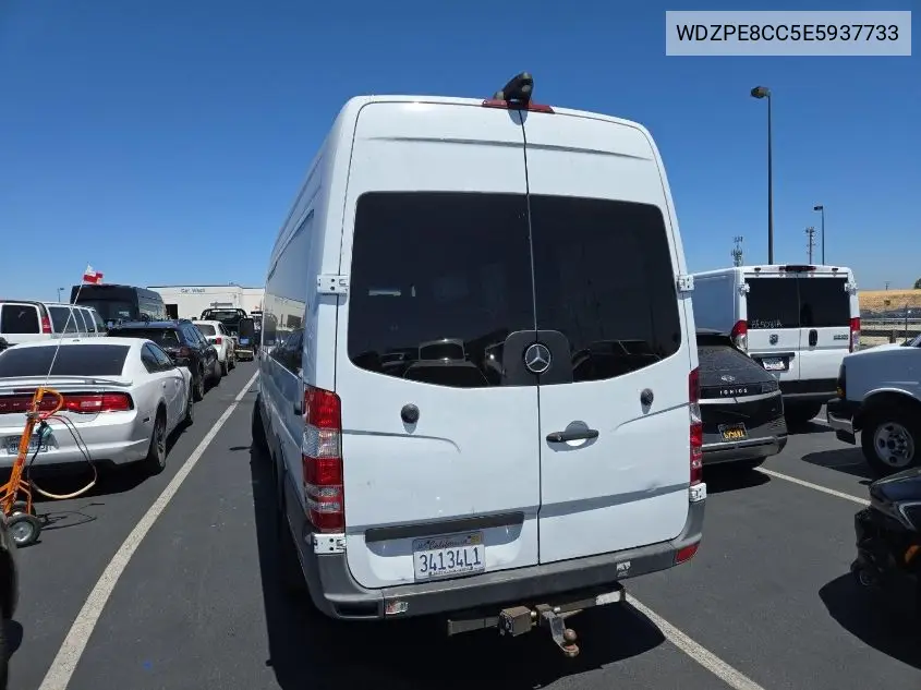 2014 Mercedes-Benz Sprinter 2500 High Roof VIN: WDZPE8CC5E5937733 Lot: 42615695
