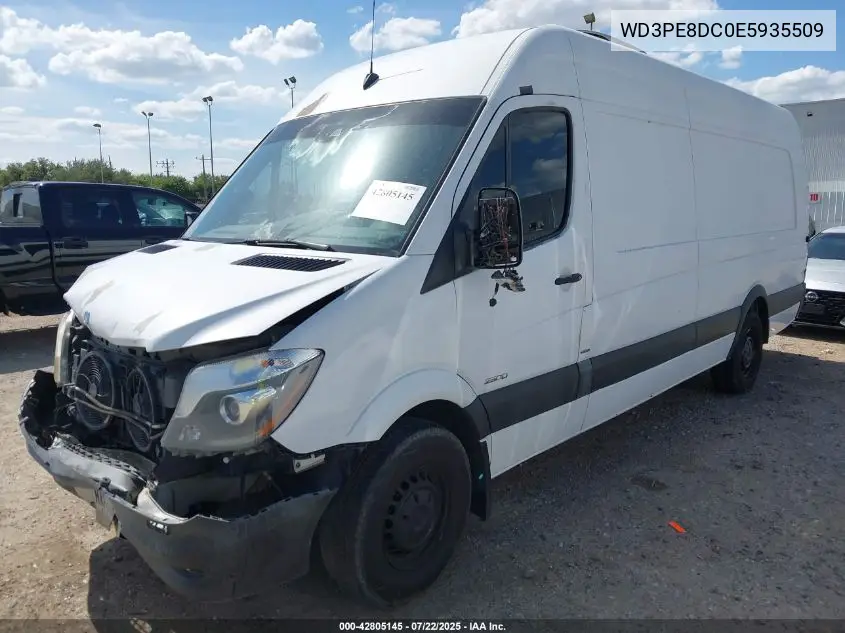 2014 Mercedes-Benz Sprinter 2500 High Roof VIN: WD3PE8DC0E5935509 Lot: 42805145