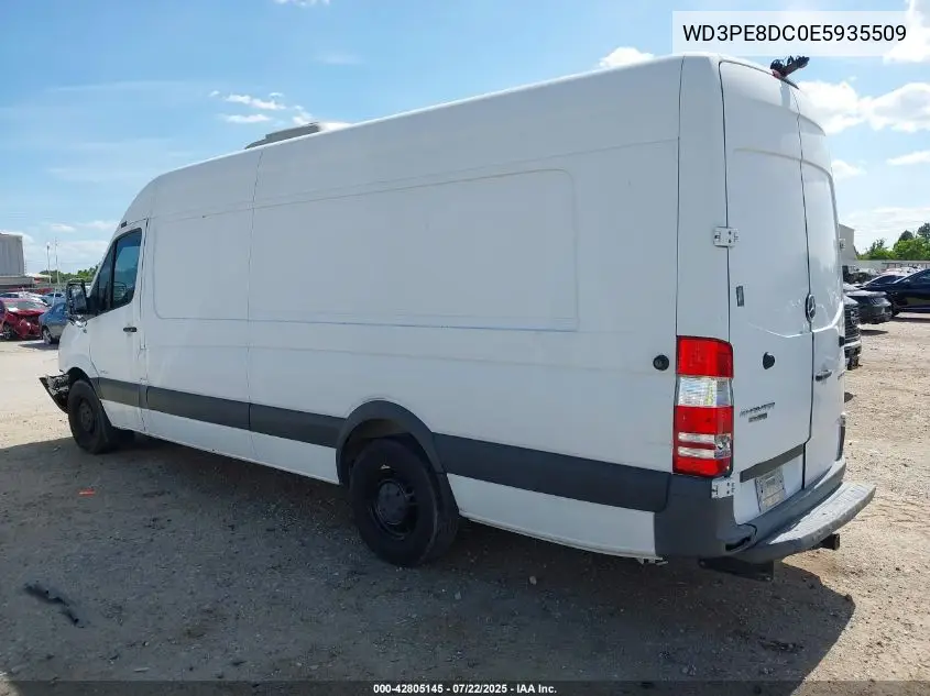 2014 Mercedes-Benz Sprinter 2500 High Roof VIN: WD3PE8DC0E5935509 Lot: 42805145