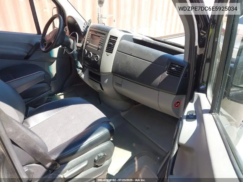 2014 Mercedes-Benz Sprinter 2500 Normal Roof VIN: WDZPE7DC6E5925034 Lot: 42816182