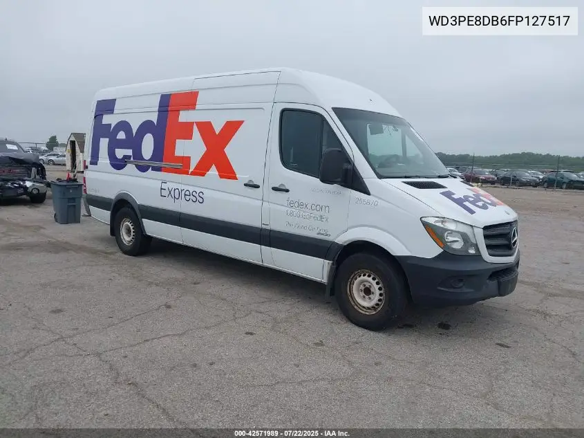 2015 Mercedes-Benz Sprinter 2500 High Roof VIN: WD3PE8DB6FP127517 Lot: 42571989