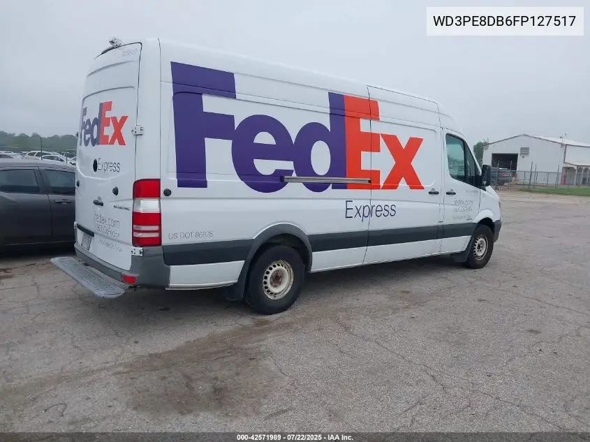 2015 Mercedes-Benz Sprinter 2500 High Roof VIN: WD3PE8DB6FP127517 Lot: 42571989