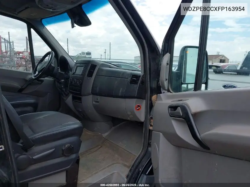 2015 Mercedes-Benz Sprinter 2500 High Roof VIN: WDZPE8CCXFP163954 Lot: 42583993