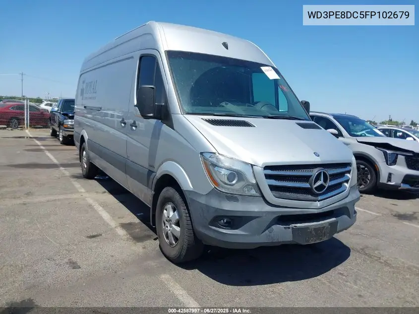 2015 Mercedes-Benz Sprinter 2500 High Roof VIN: WD3PE8DC5FP102679 Lot: 42587997
