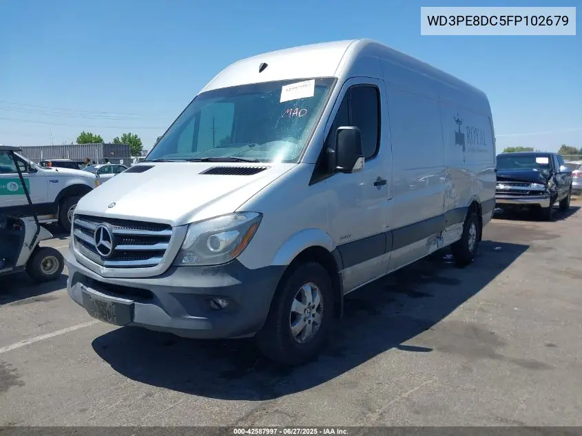 2015 Mercedes-Benz Sprinter 2500 High Roof VIN: WD3PE8DC5FP102679 Lot: 42587997