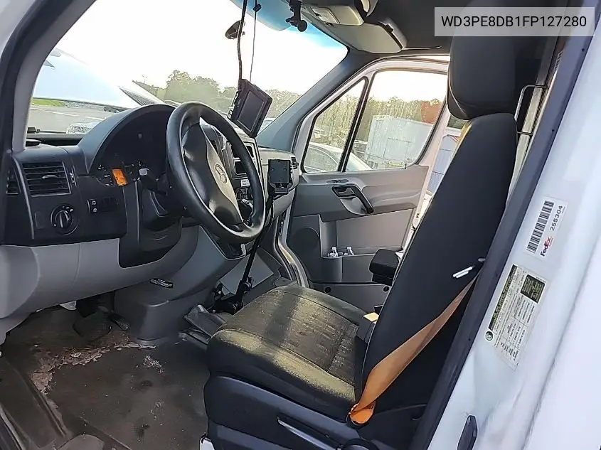 2015 Mercedes-Benz Sprinter 2500 VIN: WD3PE8DB1FP127280 Lot: 42621054