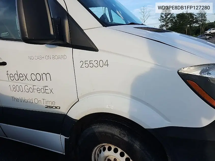 2015 Mercedes-Benz Sprinter 2500 VIN: WD3PE8DB1FP127280 Lot: 42621054