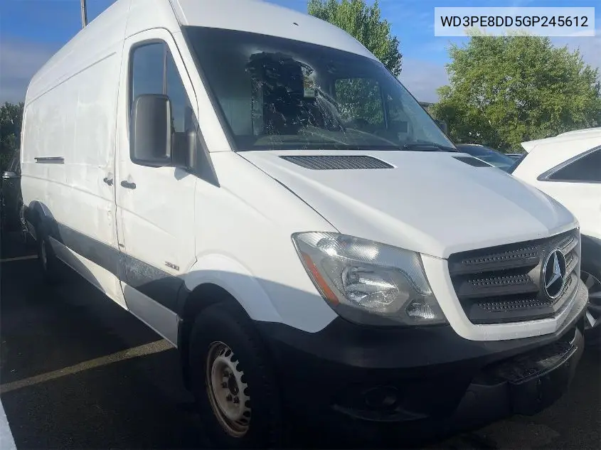 2016 Mercedes-Benz Sprinter 2500 VIN: WD3PE8DD5GP245612 Lot: 42263220