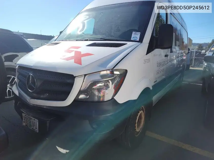2016 Mercedes-Benz Sprinter 2500 VIN: WD3PE8DD5GP245612 Lot: 42263220