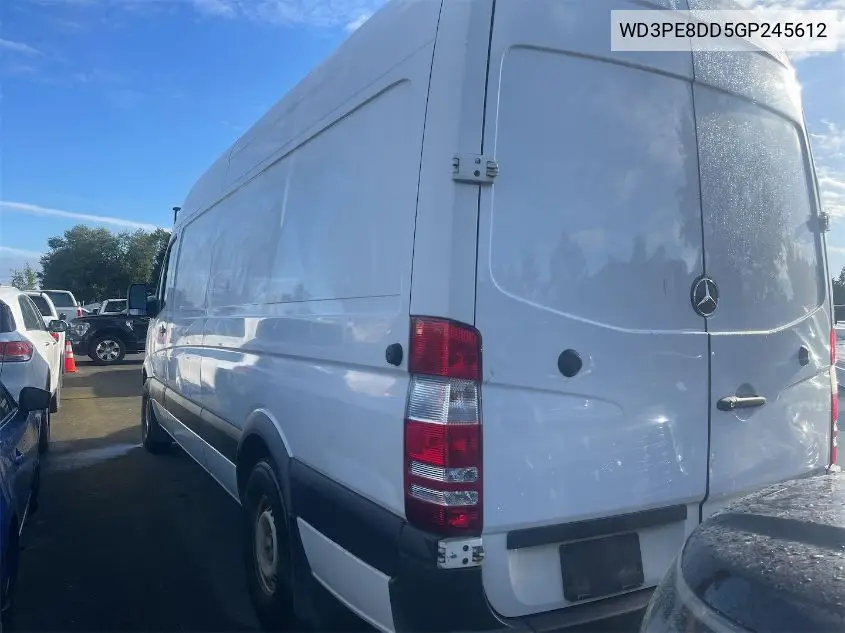 2016 Mercedes-Benz Sprinter 2500 VIN: WD3PE8DD5GP245612 Lot: 42263220