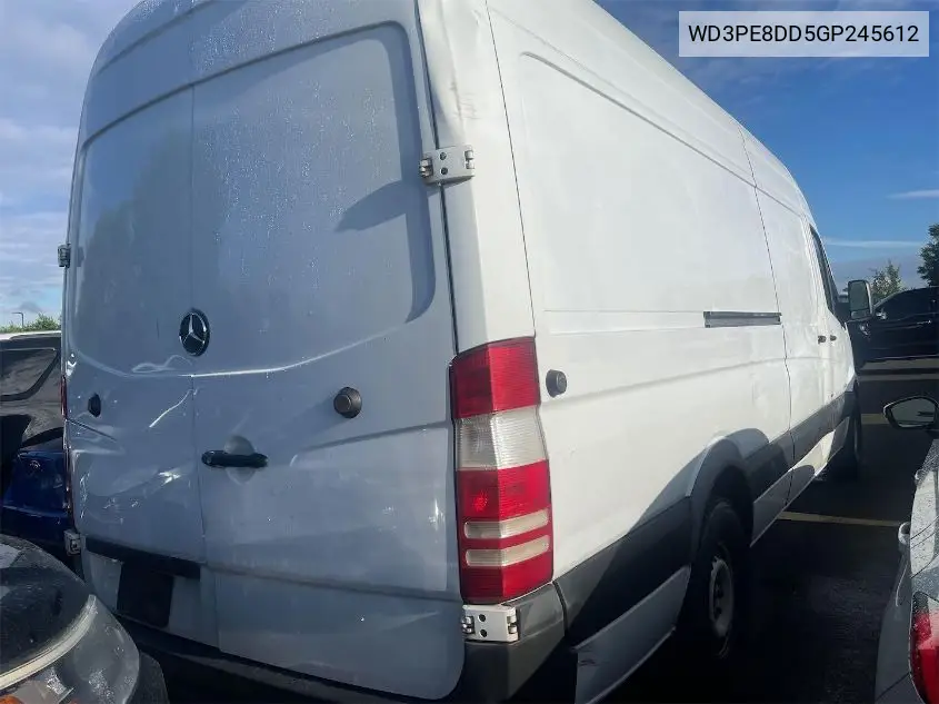 2016 Mercedes-Benz Sprinter 2500 VIN: WD3PE8DD5GP245612 Lot: 42263220