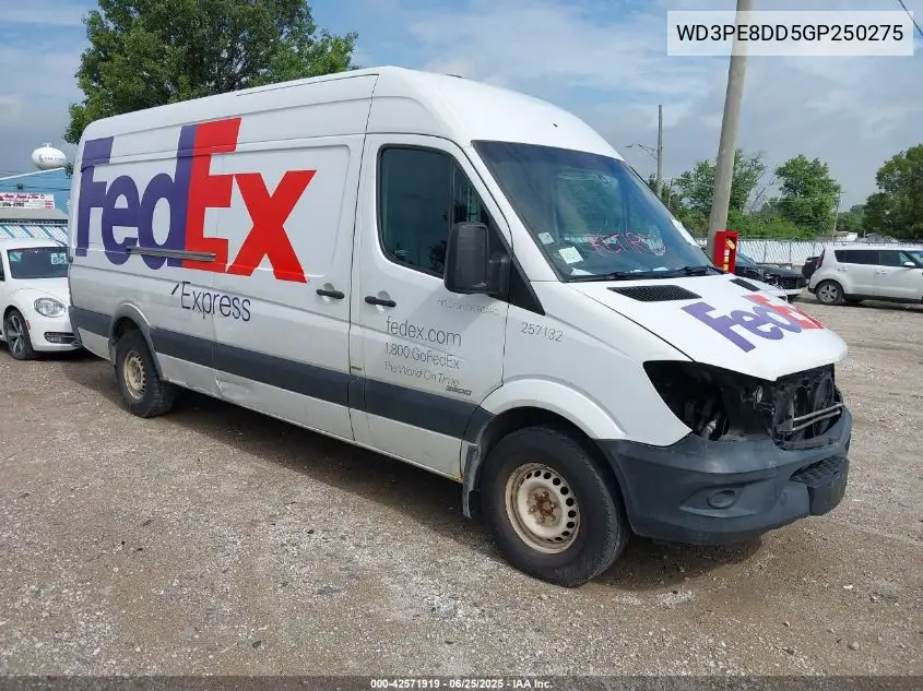 2016 Mercedes-Benz Sprinter 2500 High Roof/High Roof VIN: WD3PE8DD5GP250275 Lot: 42571919