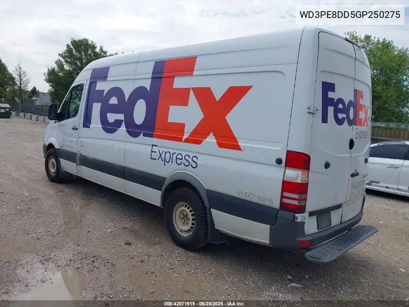 2016 Mercedes-Benz Sprinter 2500 High Roof/High Roof VIN: WD3PE8DD5GP250275 Lot: 42571919