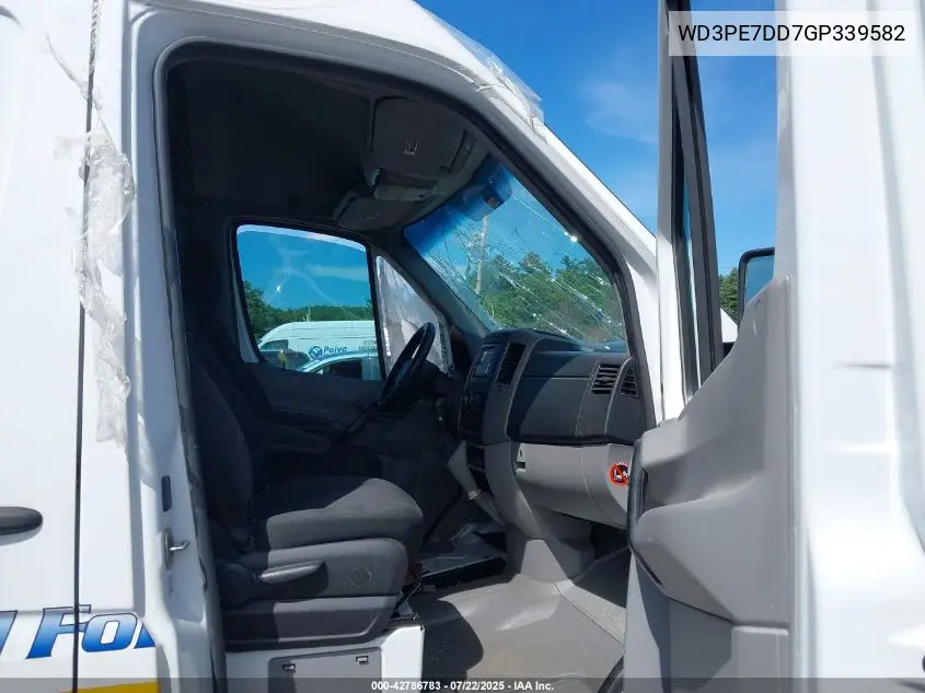 2016 Mercedes-Benz Sprinter 2500 Normal Roof VIN: WD3PE7DD7GP339582 Lot: 42786783