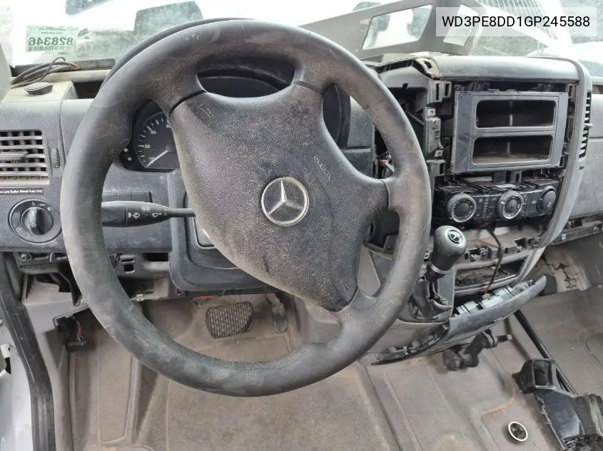 2016 Mercedes-Benz Sprinter 2500 High Roof/High Roof VIN: WD3PE8DD1GP245588 Lot: 42802222