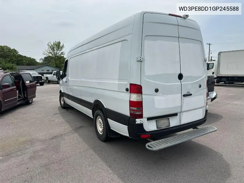 2016 Mercedes-Benz Sprinter 2500 High Roof/High Roof VIN: WD3PE8DD1GP245588 Lot: 42802222
