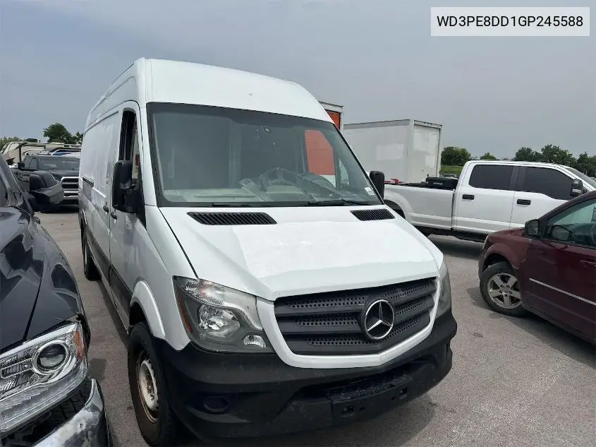 2016 Mercedes-Benz Sprinter 2500 High Roof/High Roof VIN: WD3PE8DD1GP245588 Lot: 42802222