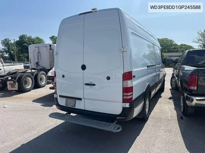 2016 Mercedes-Benz Sprinter 2500 High Roof/High Roof VIN: WD3PE8DD1GP245588 Lot: 42802222