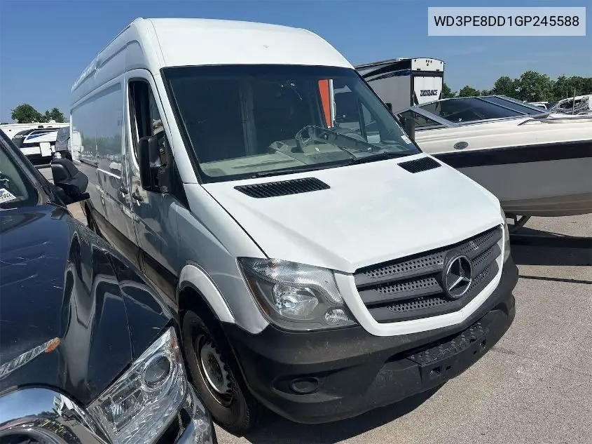 2016 Mercedes-Benz Sprinter 2500 High Roof/High Roof VIN: WD3PE8DD1GP245588 Lot: 42802222