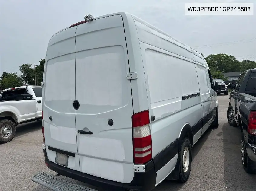 2016 Mercedes-Benz Sprinter 2500 High Roof/High Roof VIN: WD3PE8DD1GP245588 Lot: 42802222