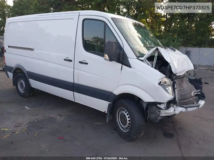 2017 Mercedes-Benz Sprinter 2500 Standard Roof V6 VIN: WD3PE7CD7HP373525 Lot: 42812792