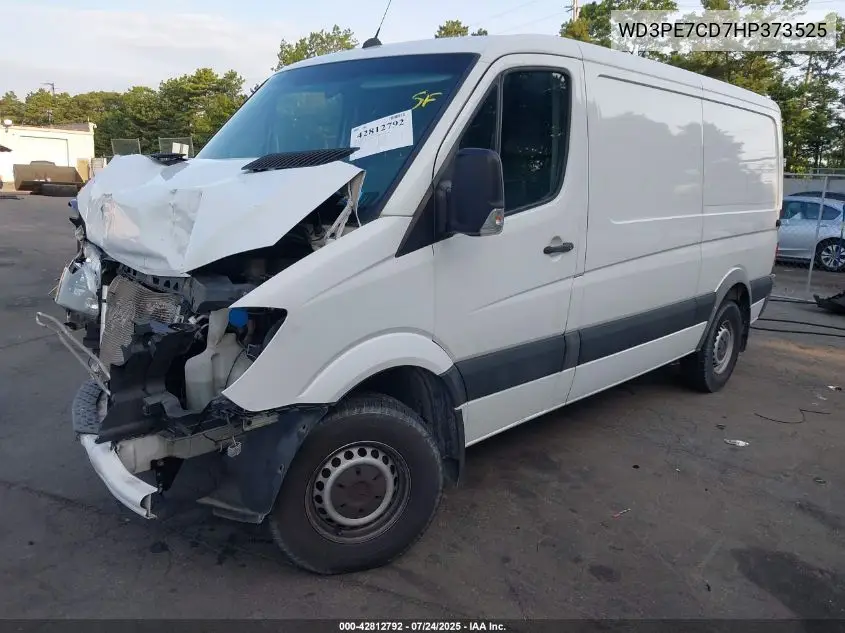 2017 Mercedes-Benz Sprinter 2500 Standard Roof V6 VIN: WD3PE7CD7HP373525 Lot: 42812792