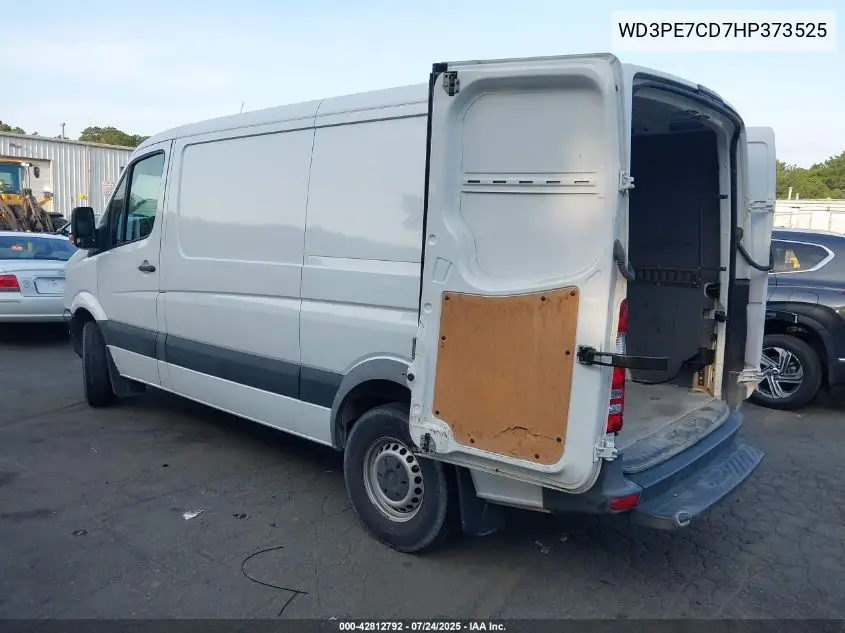 2017 Mercedes-Benz Sprinter 2500 Standard Roof V6 VIN: WD3PE7CD7HP373525 Lot: 42812792