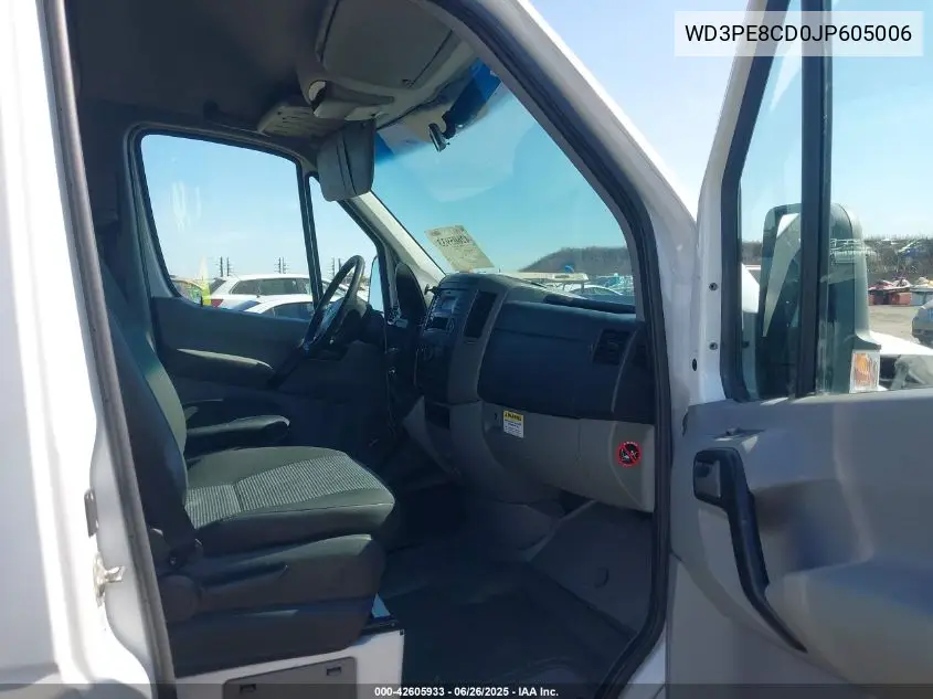 2018 Mercedes-Benz Sprinter 2500 High Roof V6 VIN: WD3PE8CD0JP605006 Lot: 42605933