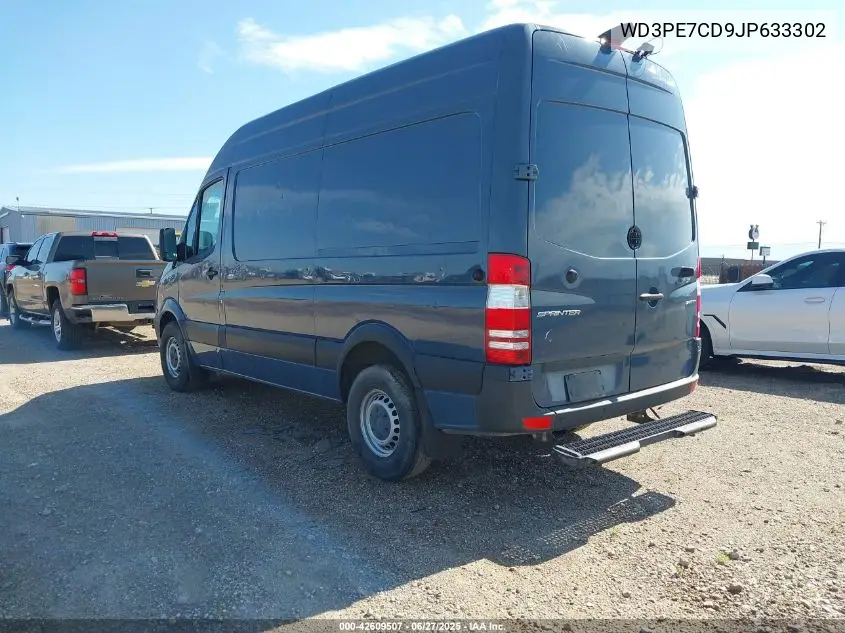 2018 Mercedes-Benz Sprinter 2500 Standard Roof V6 VIN: WD3PE7CD9JP633302 Lot: 42609507
