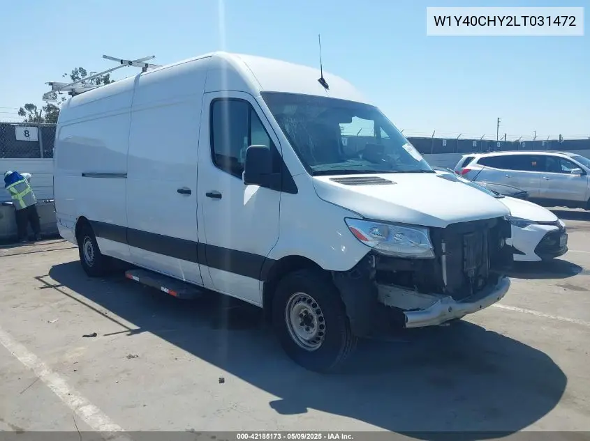 2020 Mercedes-Benz Sprinter 2500 High Roof I4 VIN: W1Y40CHY2LT031472 Lot: 42185173