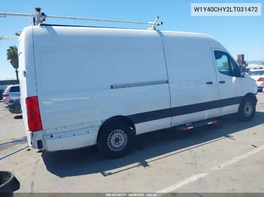 2020 Mercedes-Benz Sprinter 2500 High Roof I4 VIN: W1Y40CHY2LT031472 Lot: 42185173