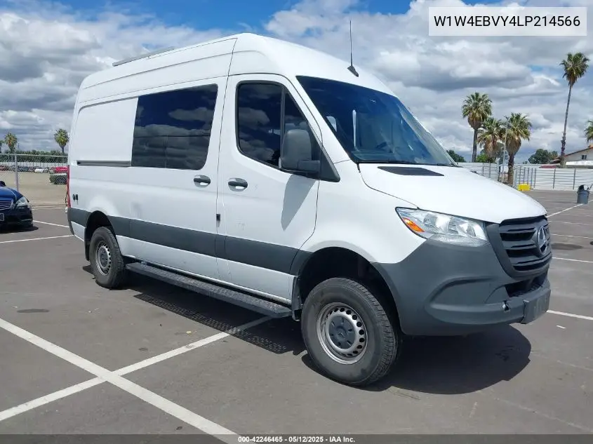 2020 Mercedes-Benz Sprinter 2500 Standard Roof V6 VIN: W1W4EBVY4LP214566 Lot: 42246465