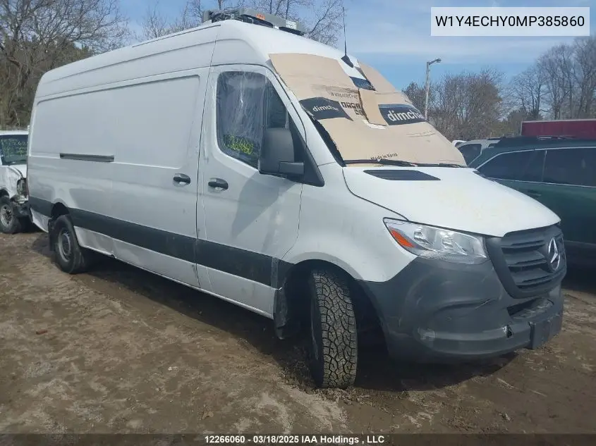2021 Mercedes-Benz Sprinter VIN: W1Y4ECHY0MP385860 Lot: 12266060