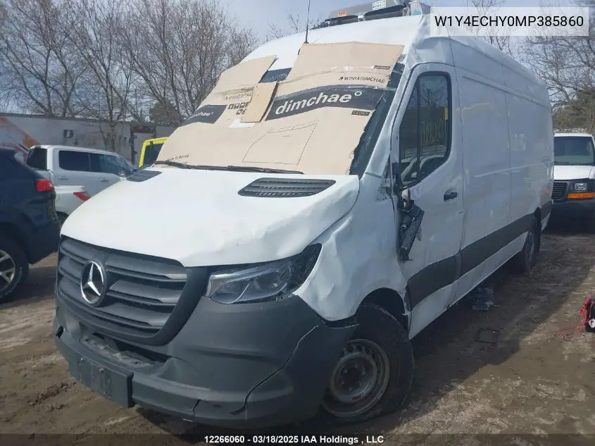 2021 Mercedes-Benz Sprinter VIN: W1Y4ECHY0MP385860 Lot: 12266060